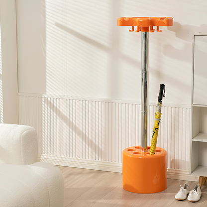 Modern Minimalist Column-Style Plastic Steel Floor-Standing Table For Living Room