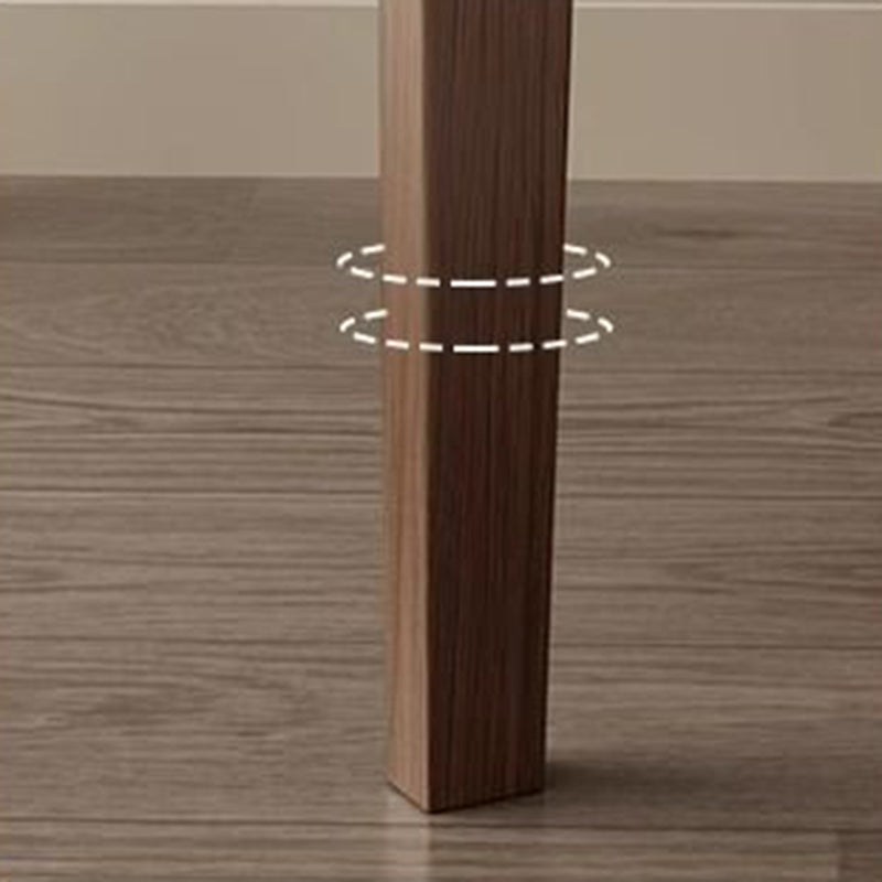 Traditional Vintage Round Rubberwood Paulownia Wood Solid Wood Plywood Coffee Table 2-Tier For Living Room