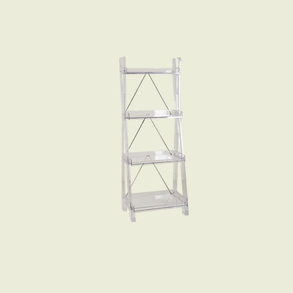 Modern Minimalist Square Rectangular PC Movable Display Rack 2/3/4-Tier For Living Room