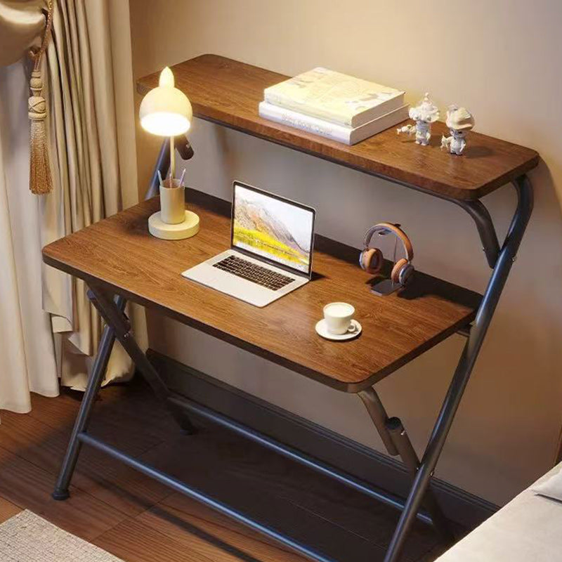 Modern Minimalist Rectangular MDF Iron Foldable Desks For Home Office