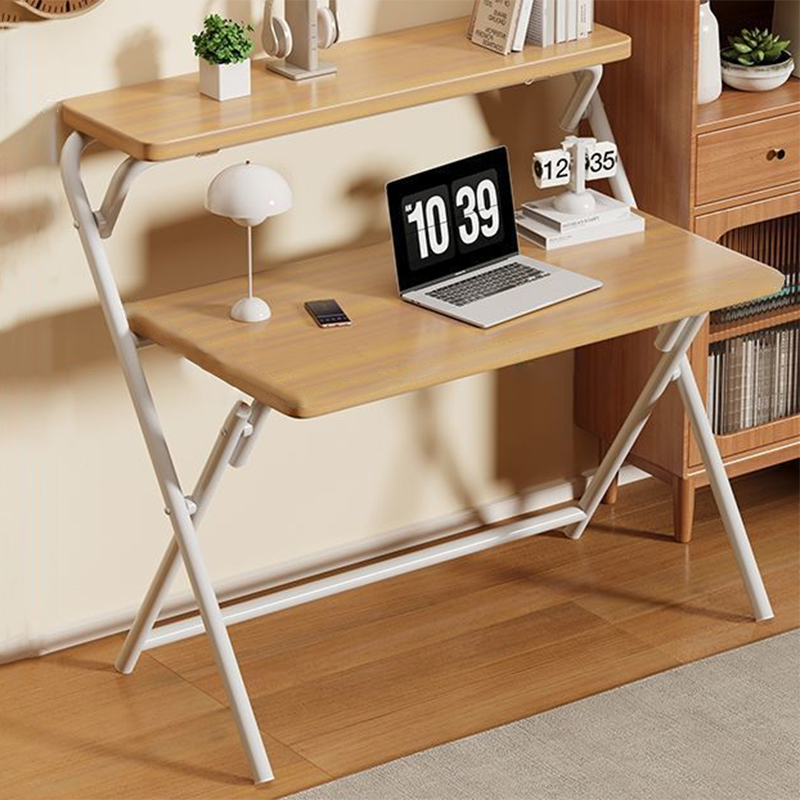 Modern Minimalist Rectangular MDF Iron Foldable Desks For Home Office