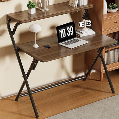 Modern Minimalist Rectangular MDF Iron Foldable Desks For Home Office