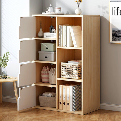 Modern Minimalist Square Rectangular MDF Storage Cabinet 5/7/8-Cabinets For Living Room