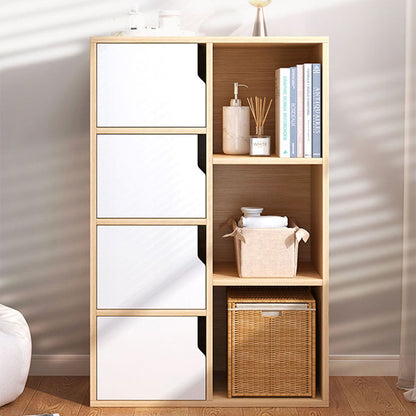 Modern Minimalist Square Rectangular MDF Storage Cabinet 5/7/8-Cabinets For Living Room