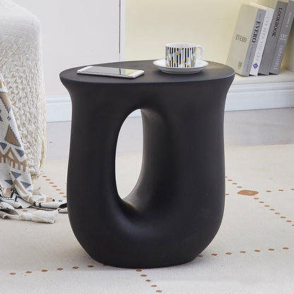 Modern Minimalist Ellipse PE Plastic Coffee Table For Living Room