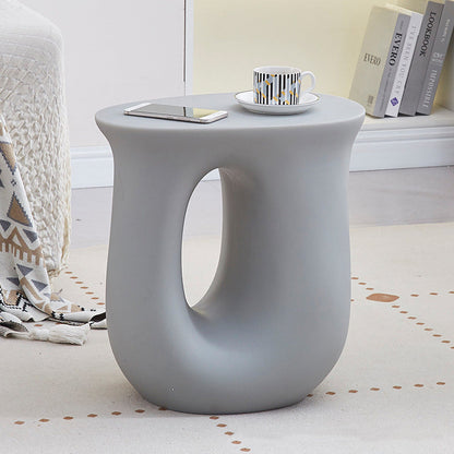 Modern Minimalist Ellipse PE Plastic Coffee Table For Living Room