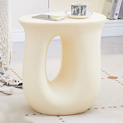 Modern Minimalist Ellipse PE Plastic Coffee Table For Living Room