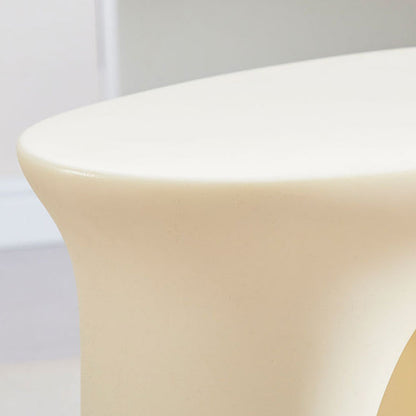 Modern Minimalist Ellipse PE Plastic Coffee Table For Living Room