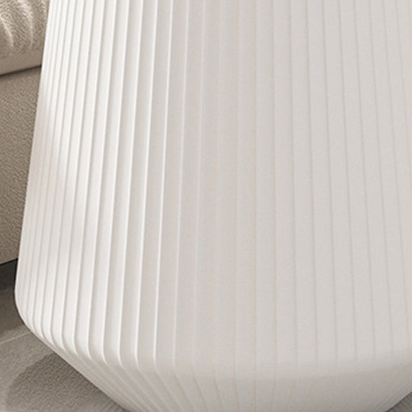 Modern Minimalist Round Stone Slab PU Leather Solid Wood Coffee Table For Living Room
