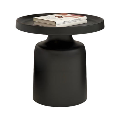 Modern Minimalist Round Iron Coffee Table For Living Room