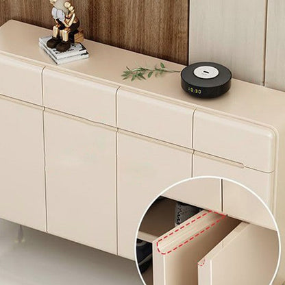 Modern Minimalist Rectangular HDF Shoe Storage 4-Tier For Entryways