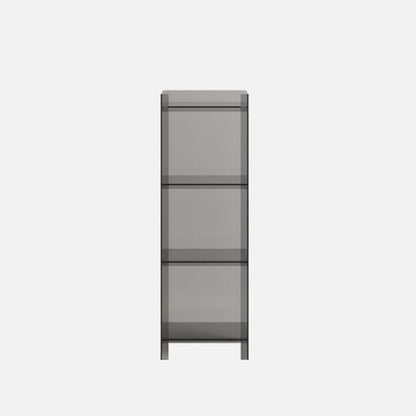 Modern Minimalist Square Rectangular Acrylic Display Rack 4/5-Tier For Living Room