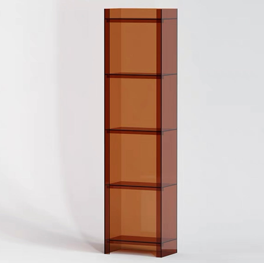 Modern Minimalist Square Rectangular Acrylic Display Rack 4/5-Tier For Living Room