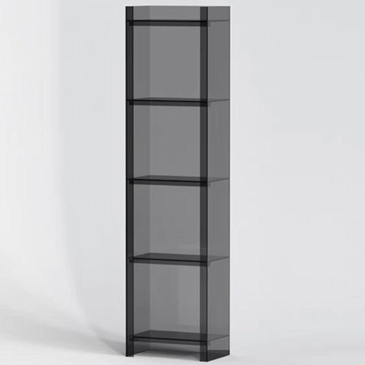 Modern Minimalist Square Rectangular Acrylic Display Rack 4/5-Tier For Living Room