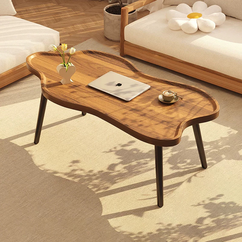 Modern Minimalist Cloud-shaped HDF Iron Coffee Table For Living Room