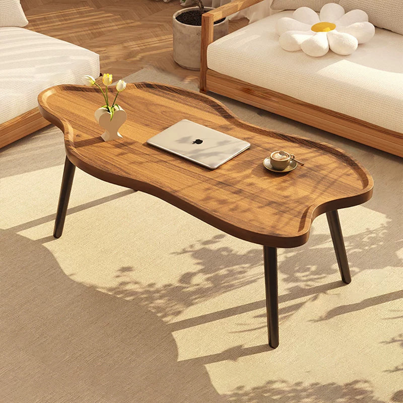 Modern Minimalist Cloud-shaped HDF Iron Coffee Table For Living Room