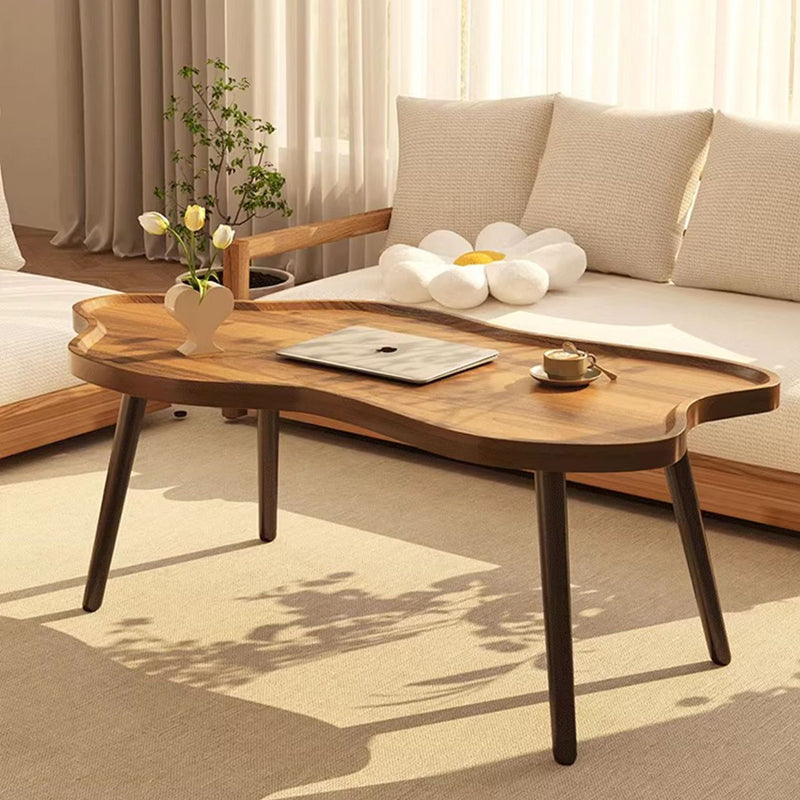 Modern Minimalist Cloud-shaped HDF Iron Coffee Table For Living Room