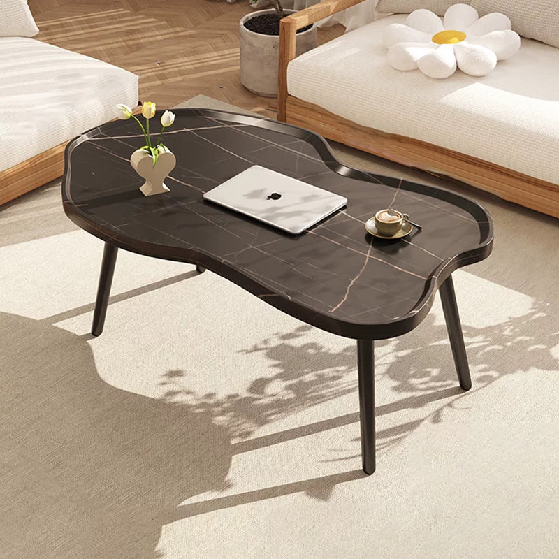 Modern Minimalist Cloud-shaped HDF Iron Coffee Table For Living Room