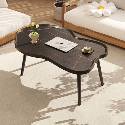 Modern Minimalist Cloud-shaped HDF Iron Coffee Table For Living Room