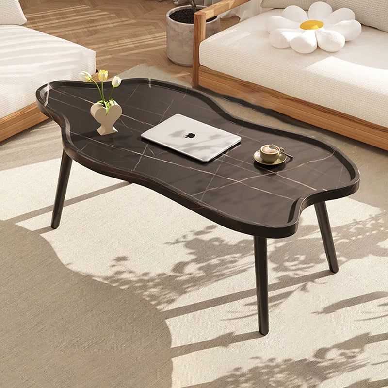 Modern Minimalist Cloud-shaped HDF Iron Coffee Table For Living Room