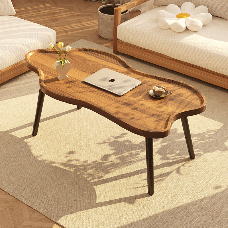Modern Minimalist Cloud-shaped HDF Iron Coffee Table For Living Room