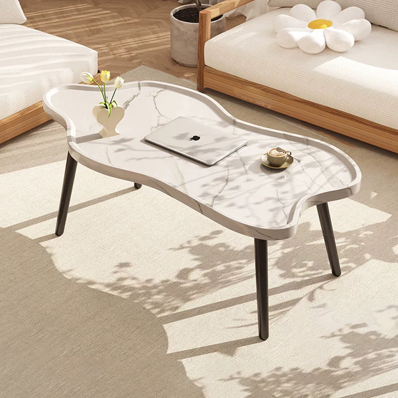 Modern Minimalist Cloud-shaped HDF Iron Coffee Table For Living Room