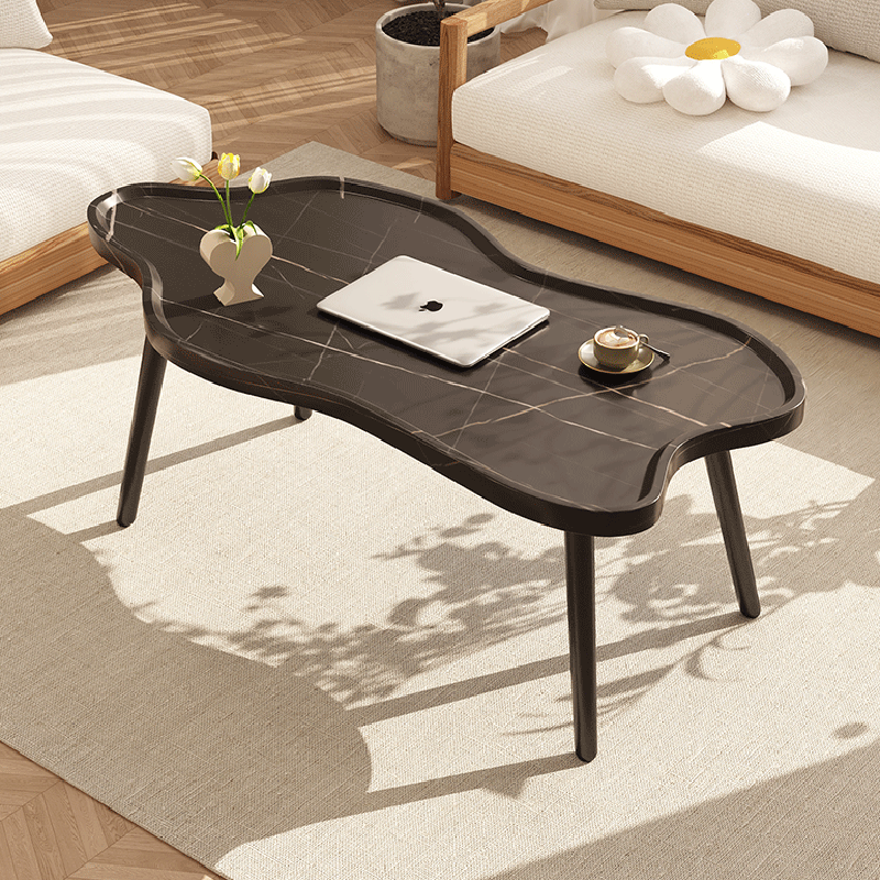 Modern Minimalist Cloud-shaped HDF Iron Coffee Table For Living Room