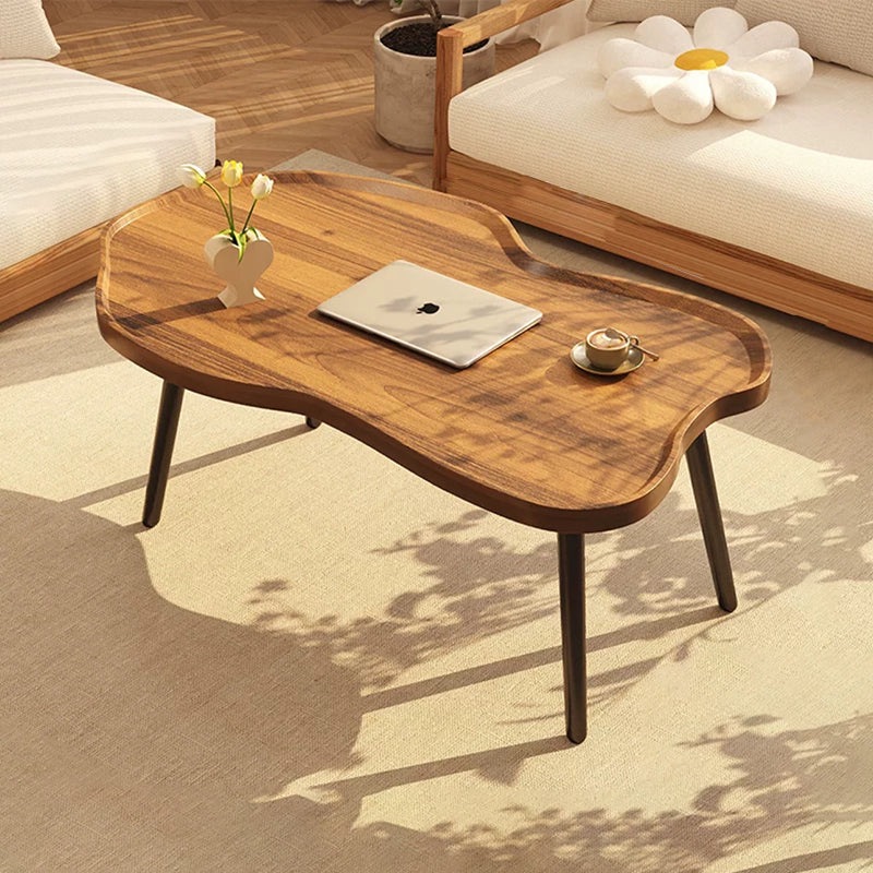 Modern Minimalist Cloud-shaped HDF Iron Coffee Table For Living Room