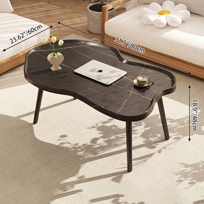 Modern Minimalist Cloud-shaped HDF Iron Coffee Table For Living Room