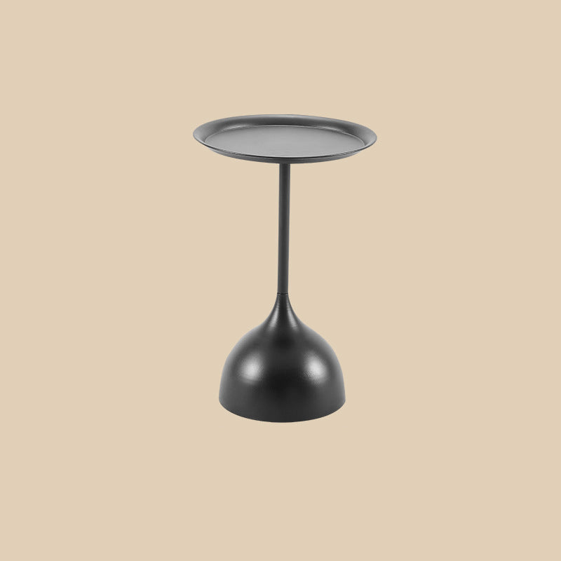 Modern Minimalist Round Iron End Table For Living Room