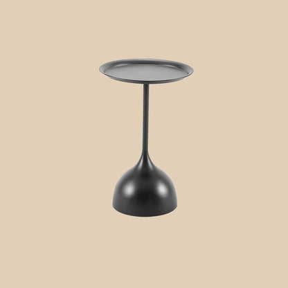 Modern Minimalist Round Iron End Table For Living Room