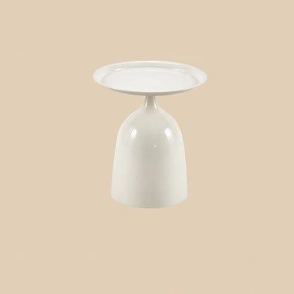 Modern Minimalist Round Iron End Table For Living Room