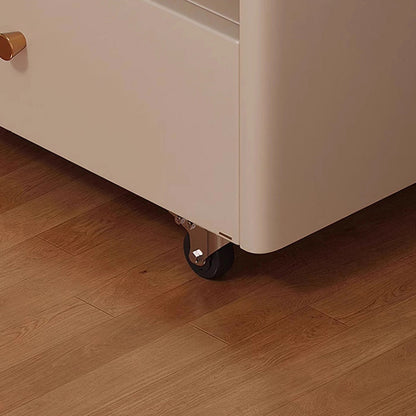 Modern Minimalist Square Ellipse Rubberwood Pine Wood Solid Wood Plywood Foldable Movable Coffee Table 1-Drawer For Living Room