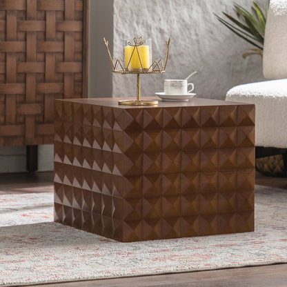 Contemporary Retro Square MDF Coffee Table For Living Room