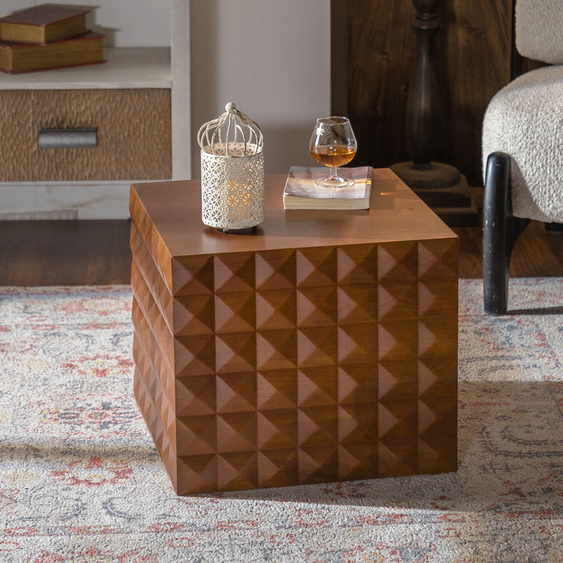 Contemporary Retro Square MDF Coffee Table For Living Room