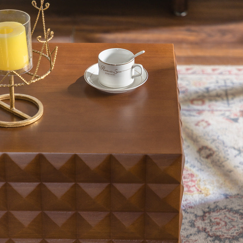 Contemporary Retro Square MDF Coffee Table For Living Room