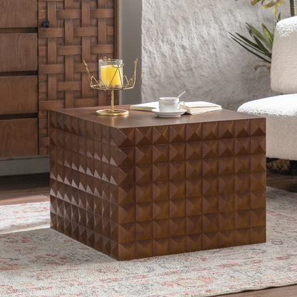 Contemporary Retro Square MDF Coffee Table For Living Room