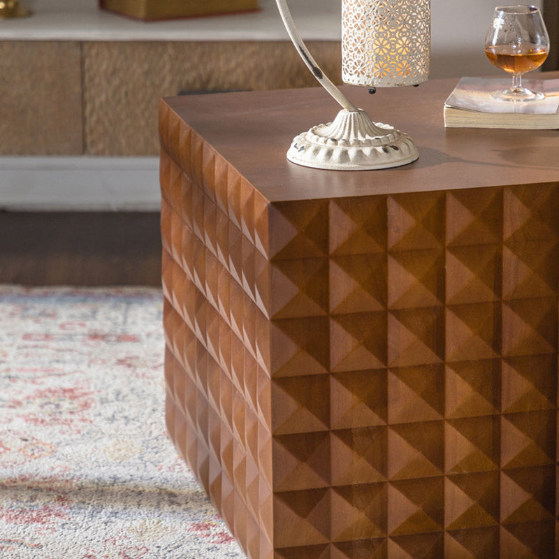 Contemporary Retro Square MDF Coffee Table For Living Room