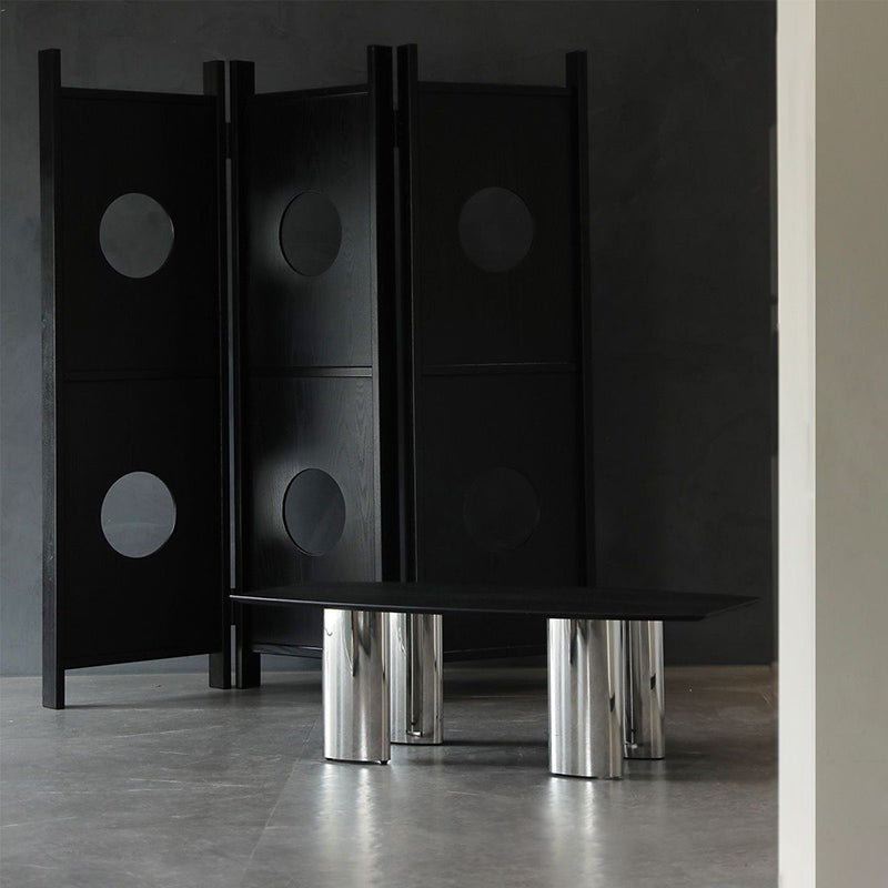 Modern Minimalist Rectangular Pine Wood MDF Room Divider For Living Room