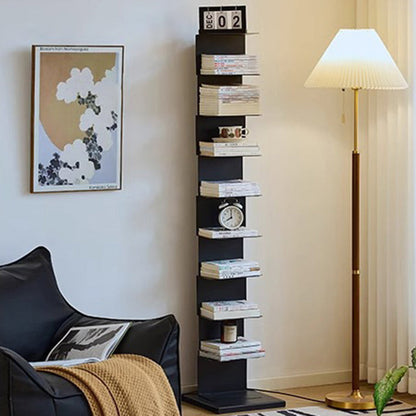 Modern Minimalist Rectangular Carbon Steel Bookshelf 5/6/8/9-Tier For Living Room