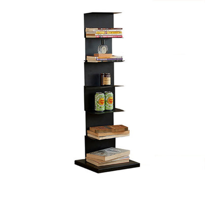 Modern Minimalist Rectangular Carbon Steel Bookshelf 5/6/8/9-Tier For Living Room