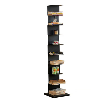 Modern Minimalist Rectangular Carbon Steel Bookshelf 5/6/8/9-Tier For Living Room