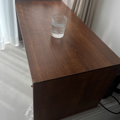 Traditional Japanese Medium-Density Fiberboard Rectangular Tea Table 1-Tier For Living Room