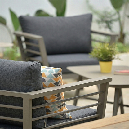 Contemporary Scandinavian Aluminum Outdoor Patio Sofa - 1/3 Seater For Balcony & Outdoor