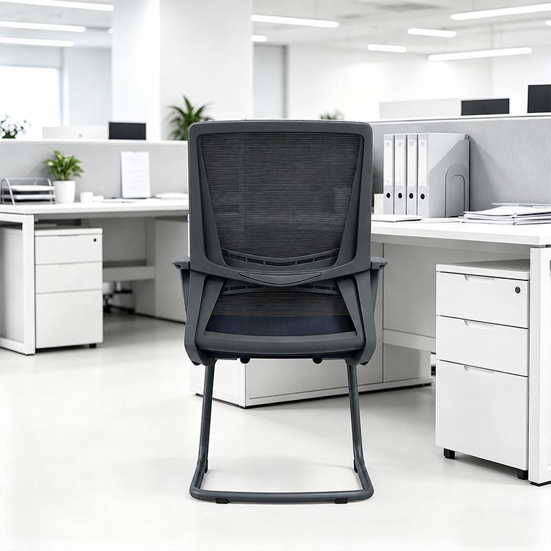 Modern Minimalist Ergonomic Executive Mesh Office Chair - Breathable Lumbar Support Desk Chair For Home Office
