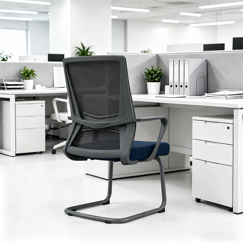 Modern Minimalist Ergonomic Executive Mesh Office Chair - Breathable Lumbar Support Desk Chair For Home Office