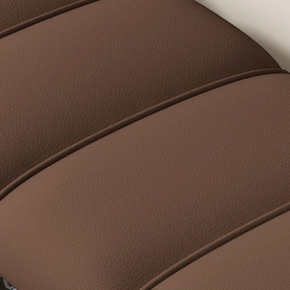 Modern Simplicity Rectangular Iron Synthetic Leather Composite Board Foam Shoe Bench Backless Armless For Entryways