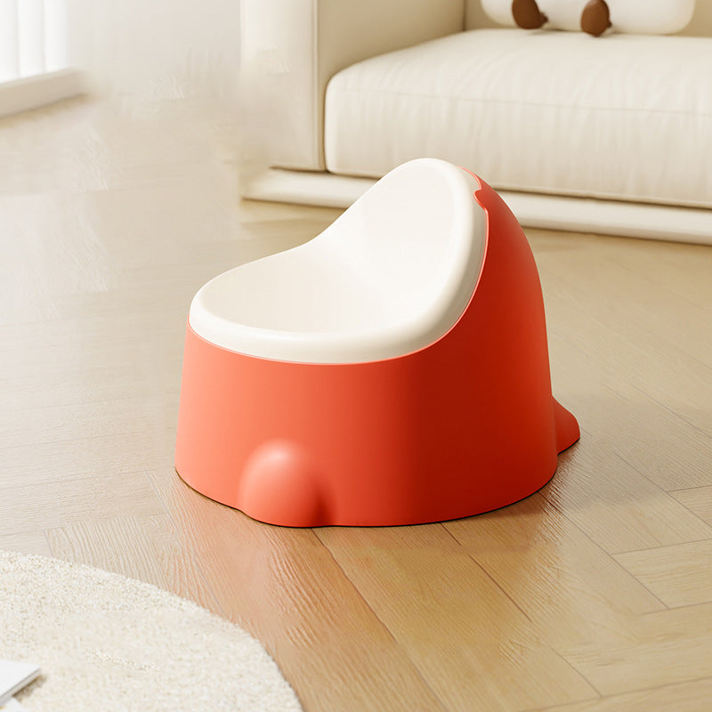 Contemporary Creative Dinosaur Shaped PP Plastic Kids Low Stool Backrest Armless For Hallway & Entryway
