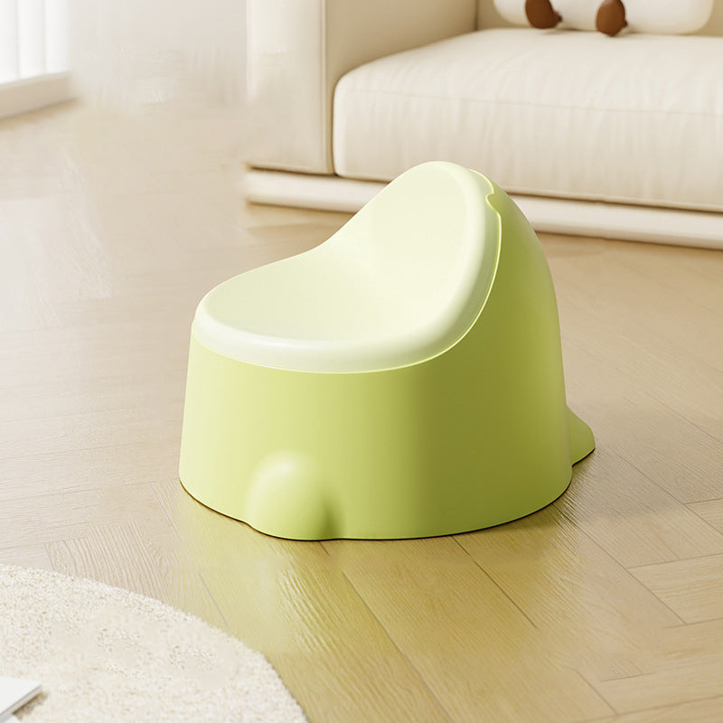 Contemporary Creative Dinosaur Shaped PP Plastic Kids Low Stool Backrest Armless For Hallway & Entryway