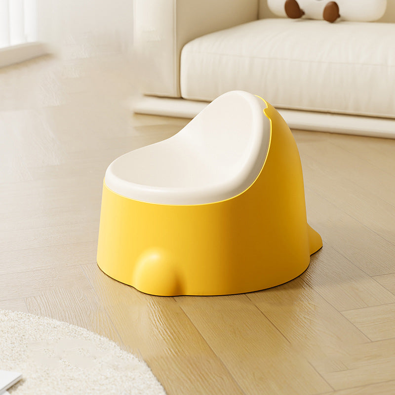 Contemporary Creative Dinosaur Shaped PP Plastic Kids Low Stool Backrest Armless For Hallway & Entryway